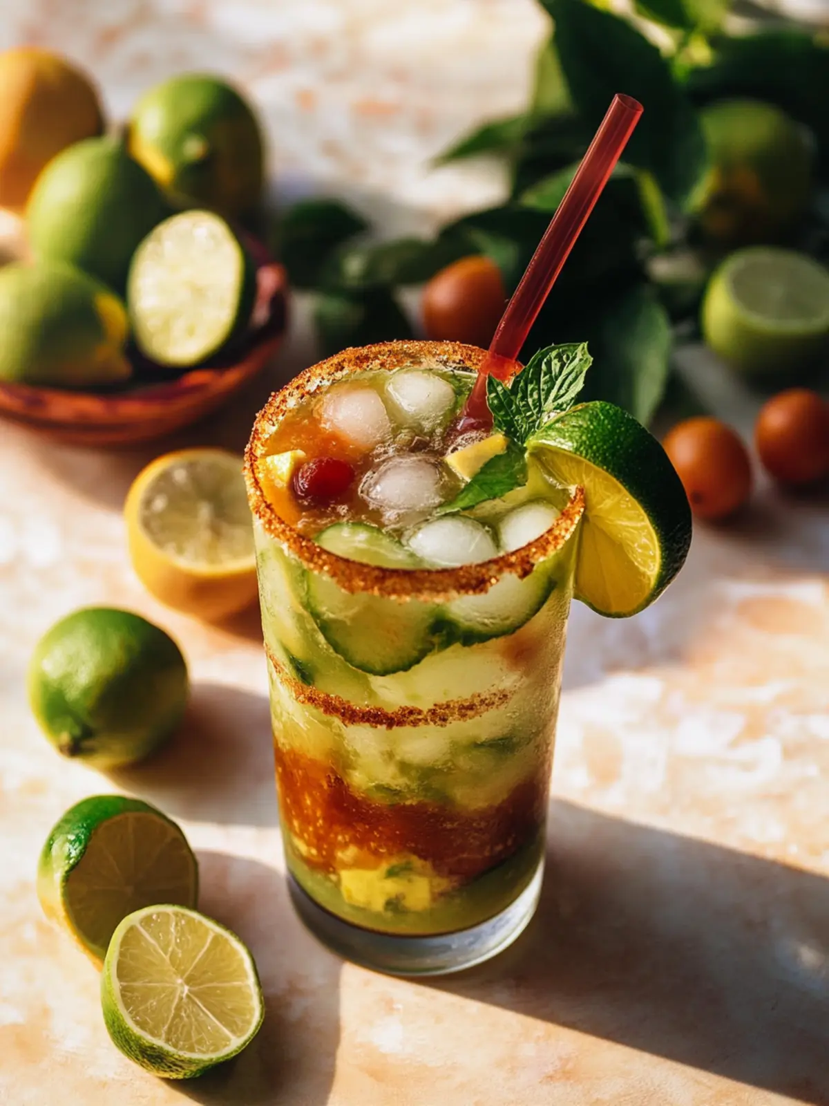 Zesty Pepinada: The Ultimate Refreshing Cucumber Slushie 5 Pepinada