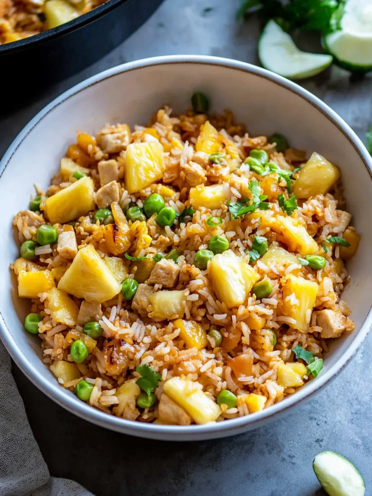 Delicious Thai Pineapple Fried Rice (Khao Pad) in One Pan 5 Thai Pineapple Fried Rice (Khao Pad)