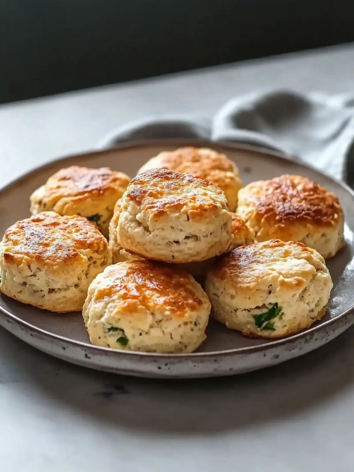 Fluffy & Savory Breakfast Protein Biscuits for Busy Mornings 4 Breakfast Protein Biscuits (Fluffy & Savory)