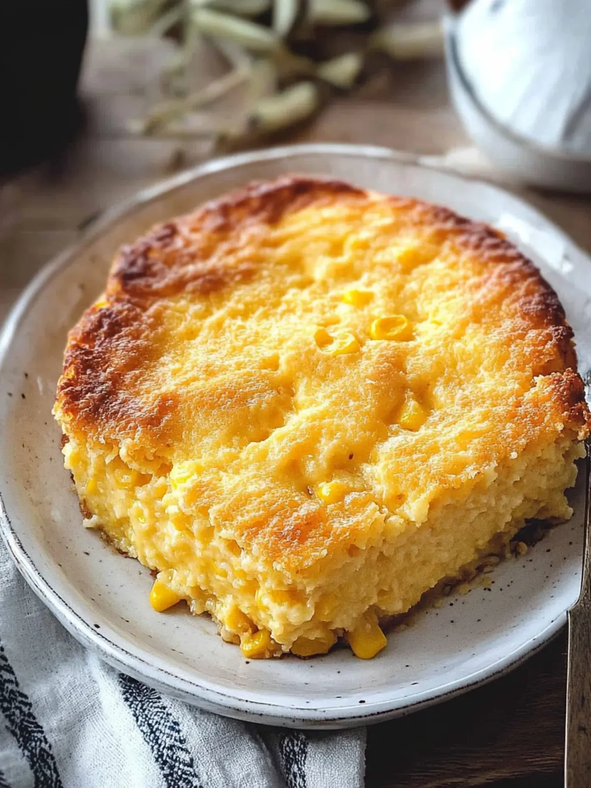Baked Corn Pudding Casserole