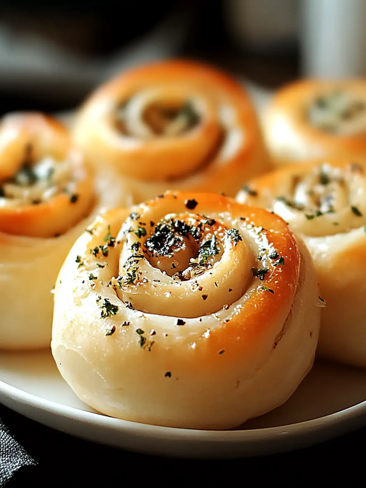 Fluffy Garlic-Swirl Rolls That Everyone Will Love 5 Fluffy Garlic-Swirl Rolls