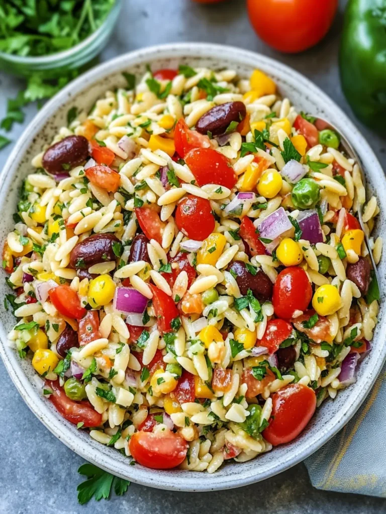 Cowboy Orzo Salad