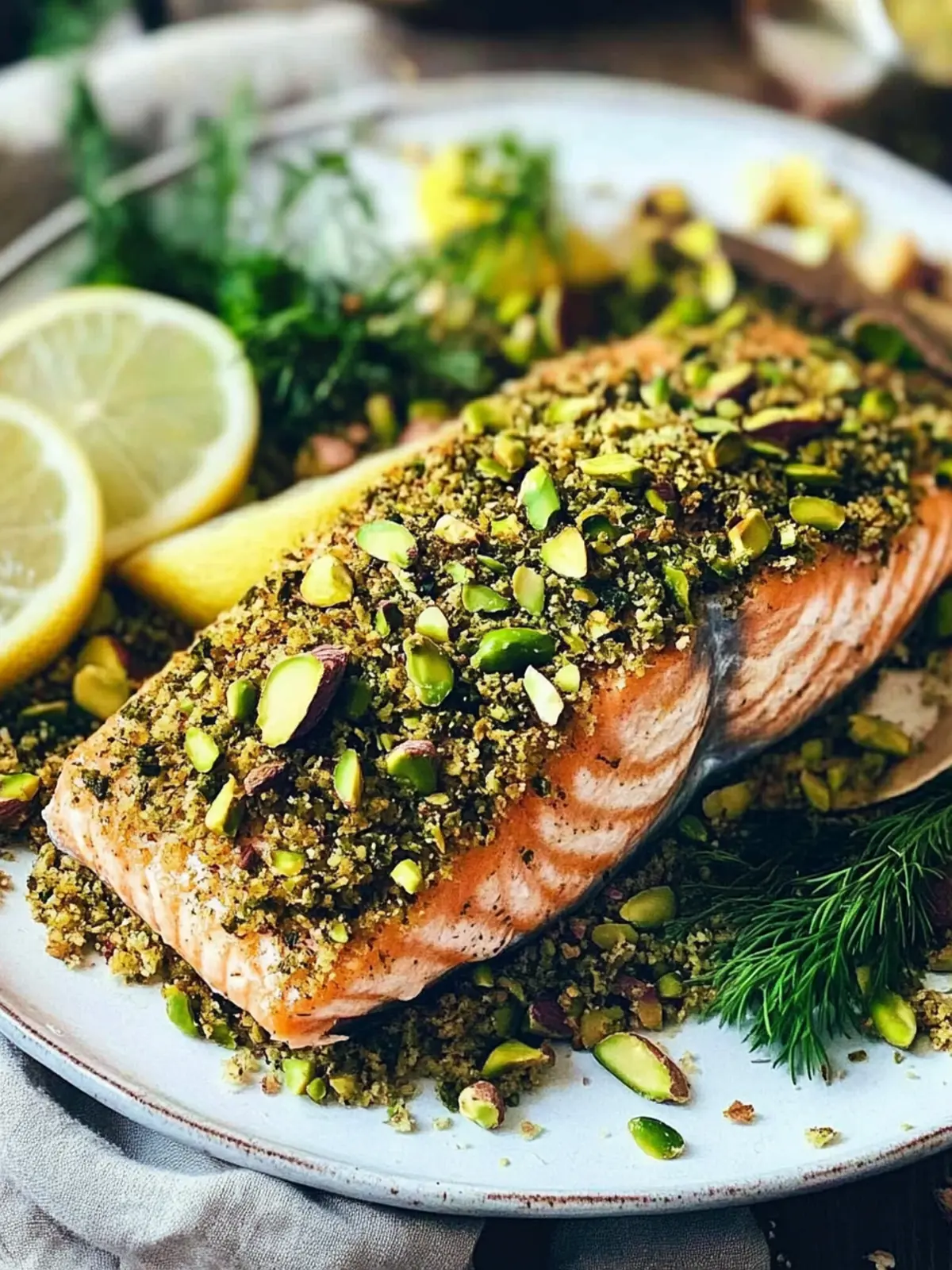 Pistachio Crusted Salmon: A Gourmet Dinner Made Easy 3 Pistachio Crusted Salmon