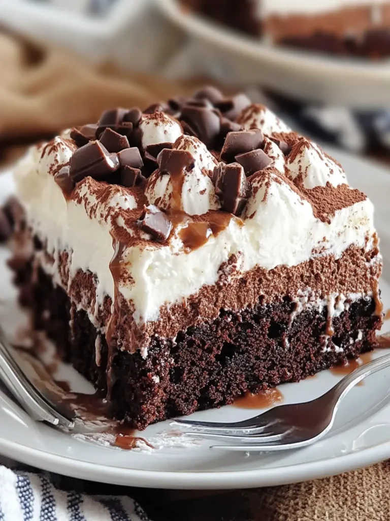 Mexican Hot Chocolate Poke Cake