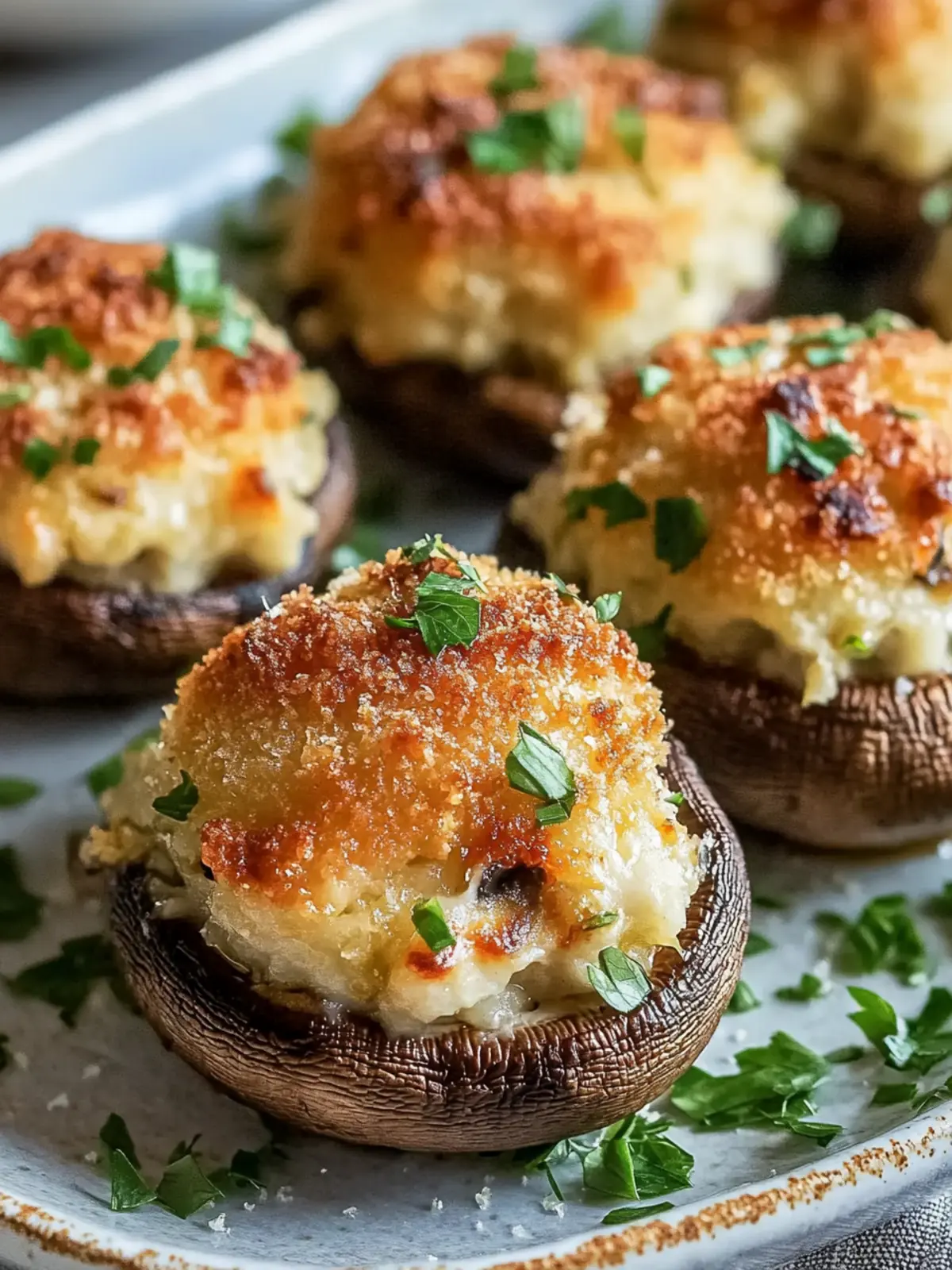 Easy Stuffed Mushrooms