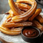 Irresistible Easy Churros with Chocolate Sauce Recipe at Home 6 Easy Churros with Chocolate Sauce