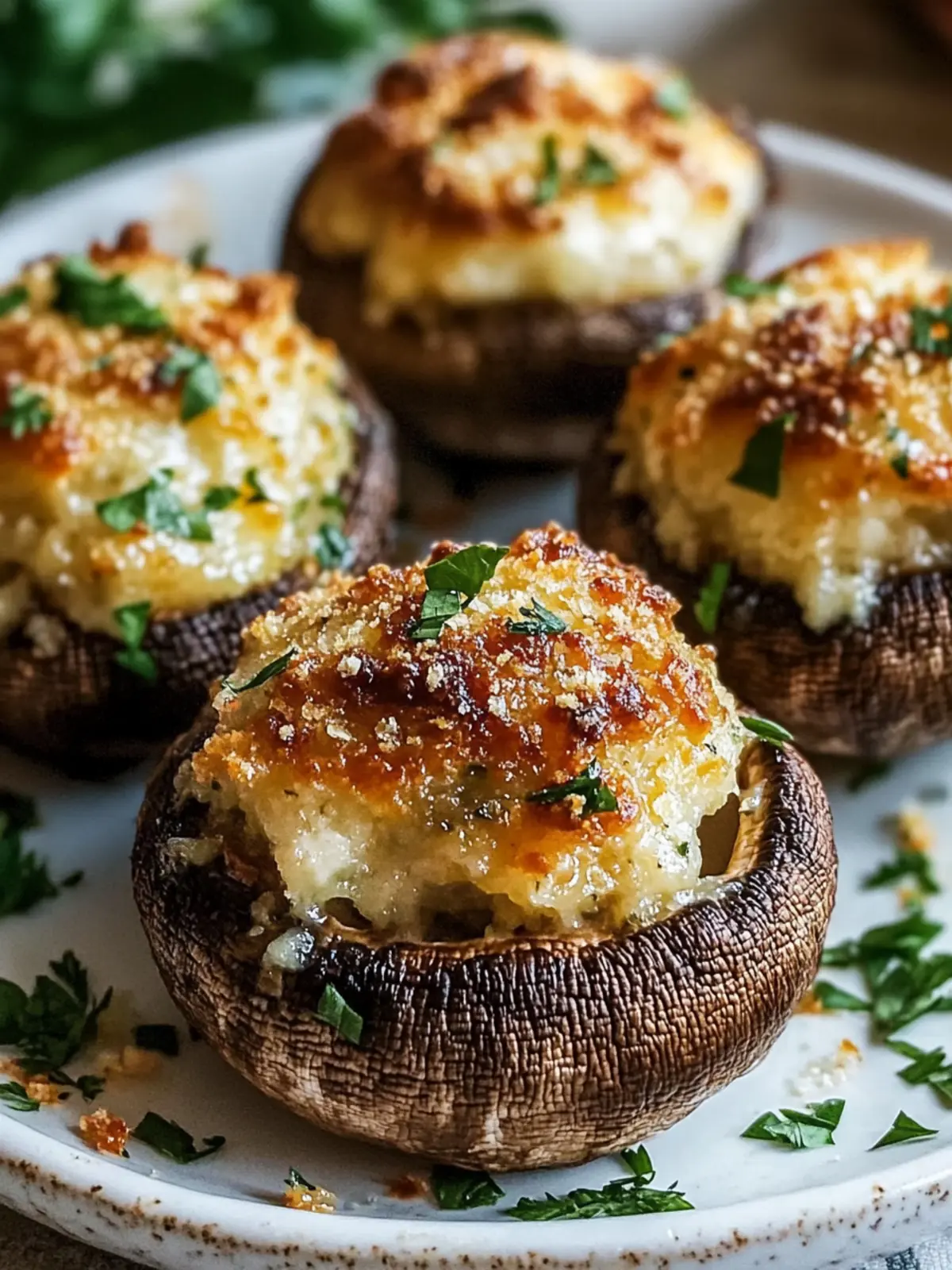 Easy Stuffed Mushrooms