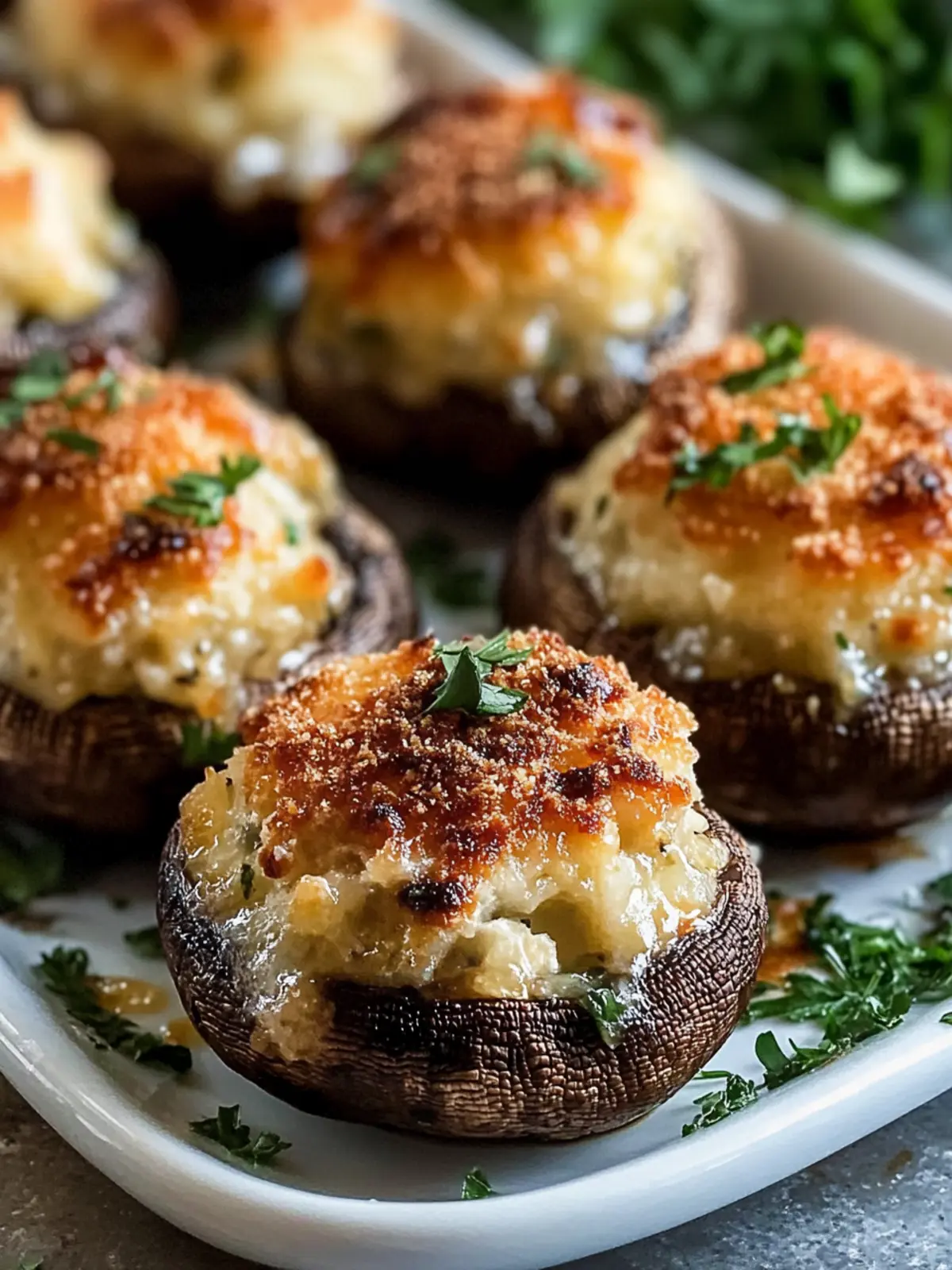 Easy Stuffed Mushrooms