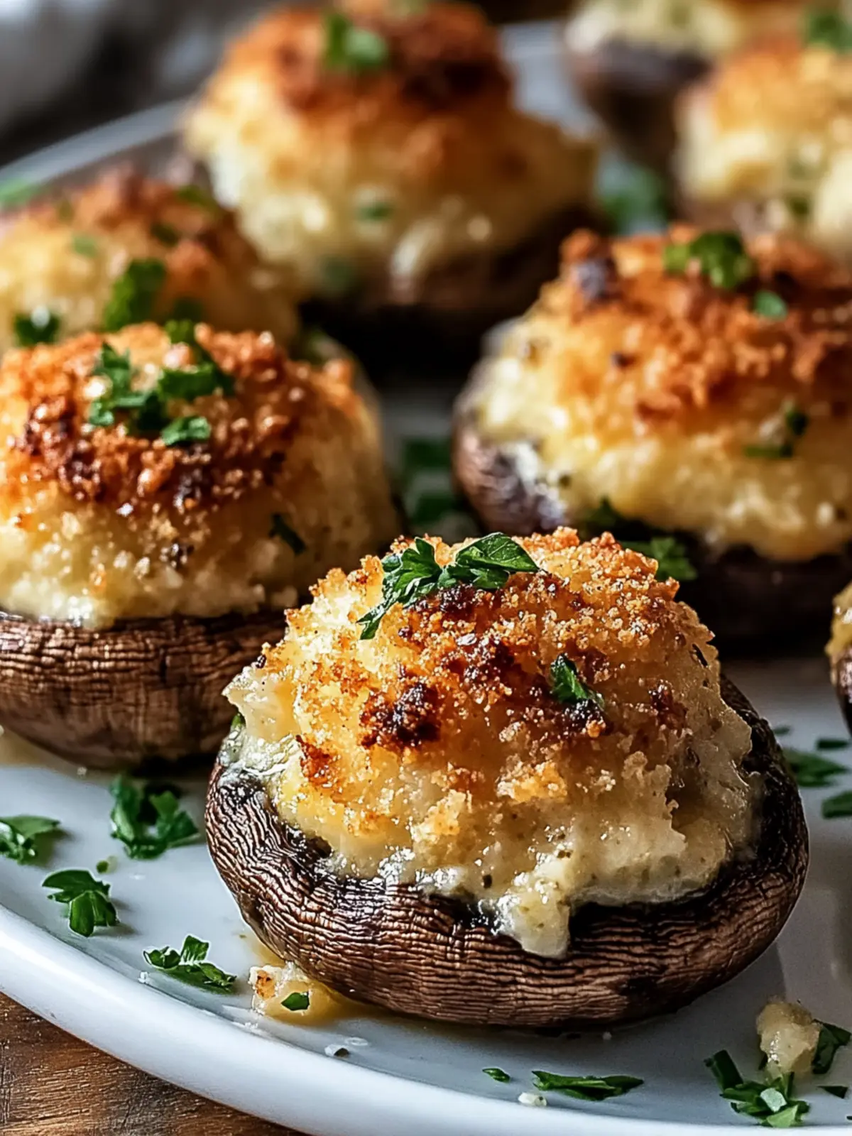 Easy Stuffed Mushrooms